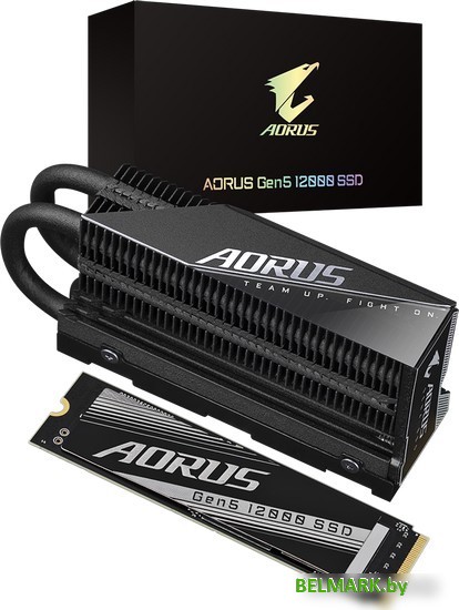 SSD Gigabyte Aorus Gen5 12000 1TB AG512K1TB - фото2