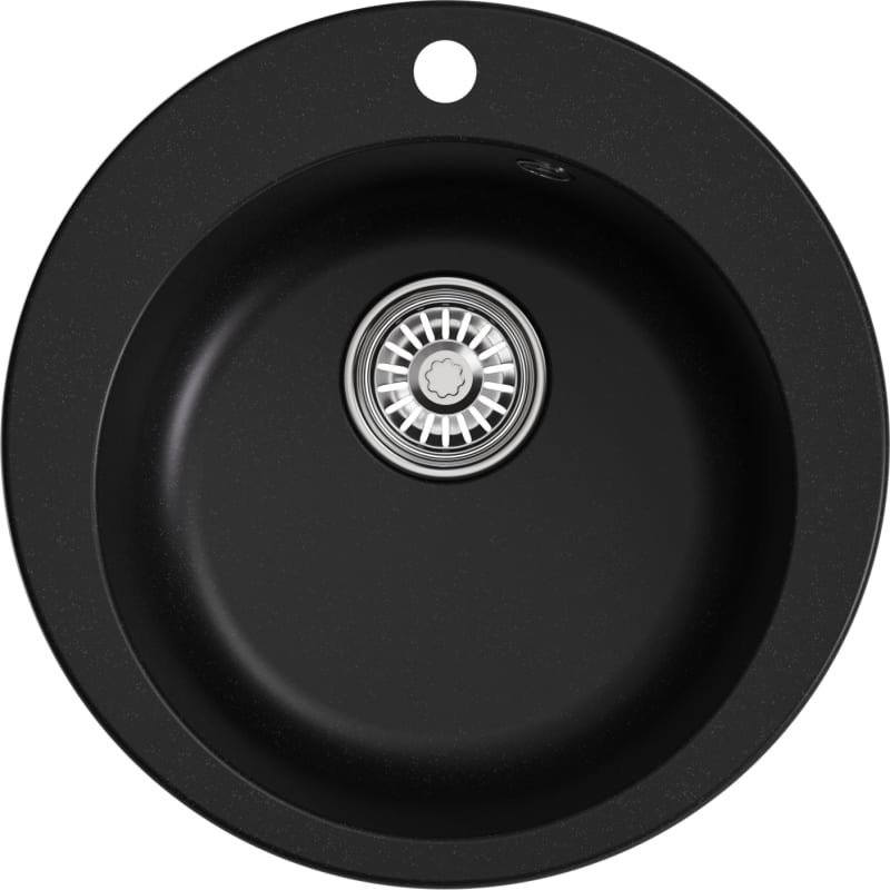 Кухонная мойка Mixline ML-GM13 551898 (ультра-черный) - фото