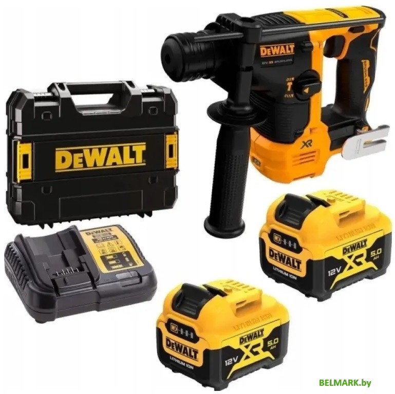 Перфоратор DeWalt DCH072P2 (с 2-мя АКБ, кейс) - фото