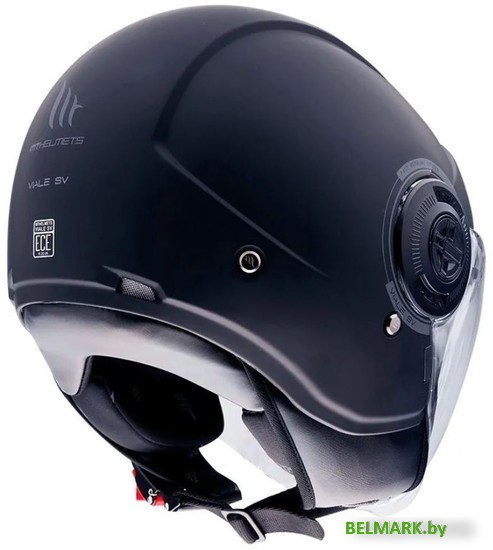 Мотошлем MT Helmets Viale SV Solid A1 (M, матовый черный) - фото2