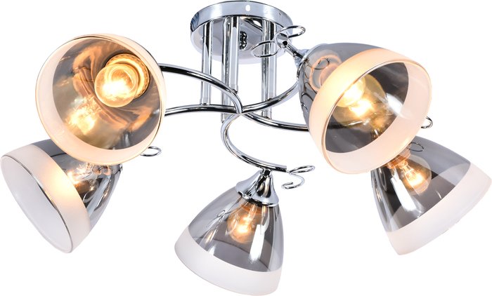 Люстра средней высоты Mirastyle MX-1217/5 CR - фото