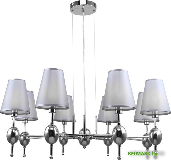 Подвесная люстра Escada Elegy 2106/8S E14*40W Nickel - фото2