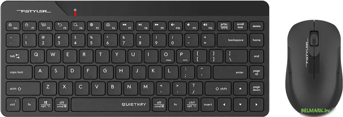 Офисный набор A4Tech Fstyler FG2200 Air2 (черный) - фото