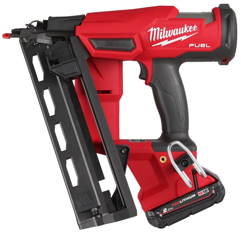 Milwaukee M18 FN16GA-202X Fuel 4933478092 (с 2-мя АКБ, кейс) - фото