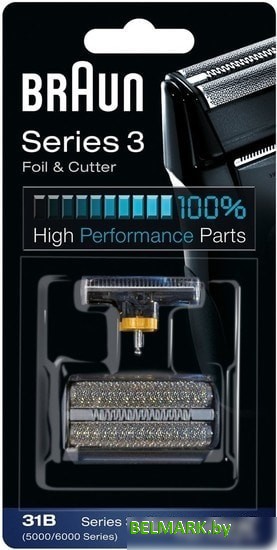 Сетка и режущий блок Braun Series 3 31B (черный) - фото