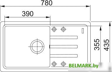Кухонная мойка Franke Bliss BSG 611-78 114.0676.307 (бежевый) - фото2