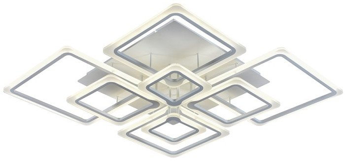 Припотолочная люстра Mirastyle Диод JX-8035/4+4 WH ML - фото