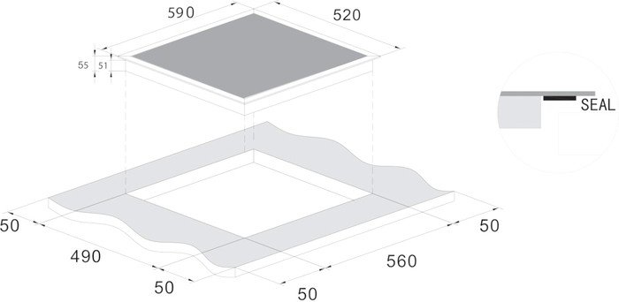 Варочная панель Candy CJ2D46TKT - фото2