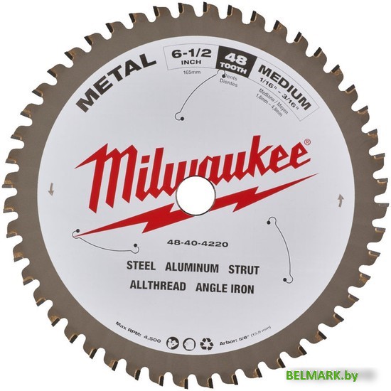 Пильный диск Milwaukee 48404220 - фото