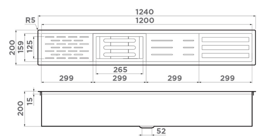 Сушилка для посуды Omoikiri DRY-01 IN (без вставок) - фото2