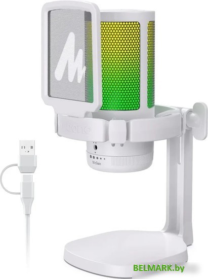 Проводной микрофон Maono DGM20 (белый) - фото2