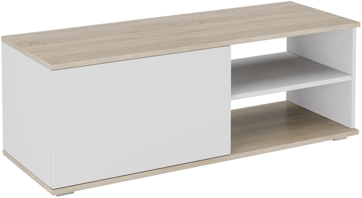 Тумба Трия Diamond 7 (дуб сонома/белый) - фото