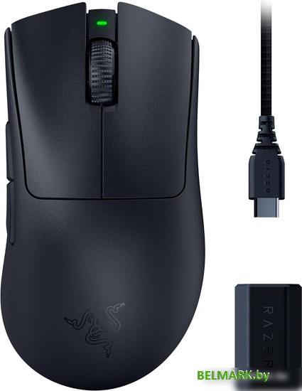 Игровая мышь Razer Deathadder V3 Pro HyperPolling Wireless Dongle Bundle - фото