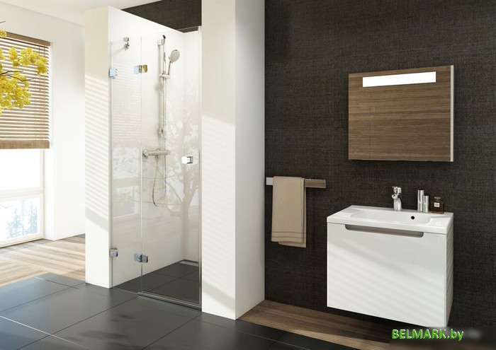 Душевая дверь Ravak Brilliant BSD2 100 A-L левая - фото2