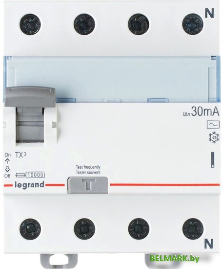 Устройство защитного отключения Legrand TX3 4P 40A 30мA 10kA 4M 403009 - фото
