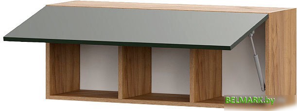 Полка SV-Мебель Милан 00-00108382 (дуб золотой/олива софт) - фото