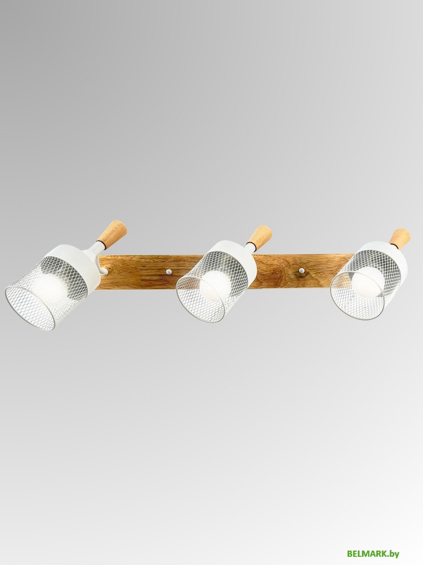 Спот Aitin Pro НПБ 02-3x60-102 N6235/3 (белый/дерево) - фото2