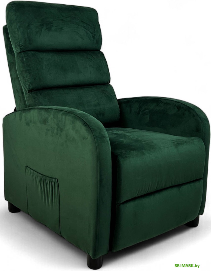 Массажное кресло Calviano 2164 (зеленый велюр) - фото
