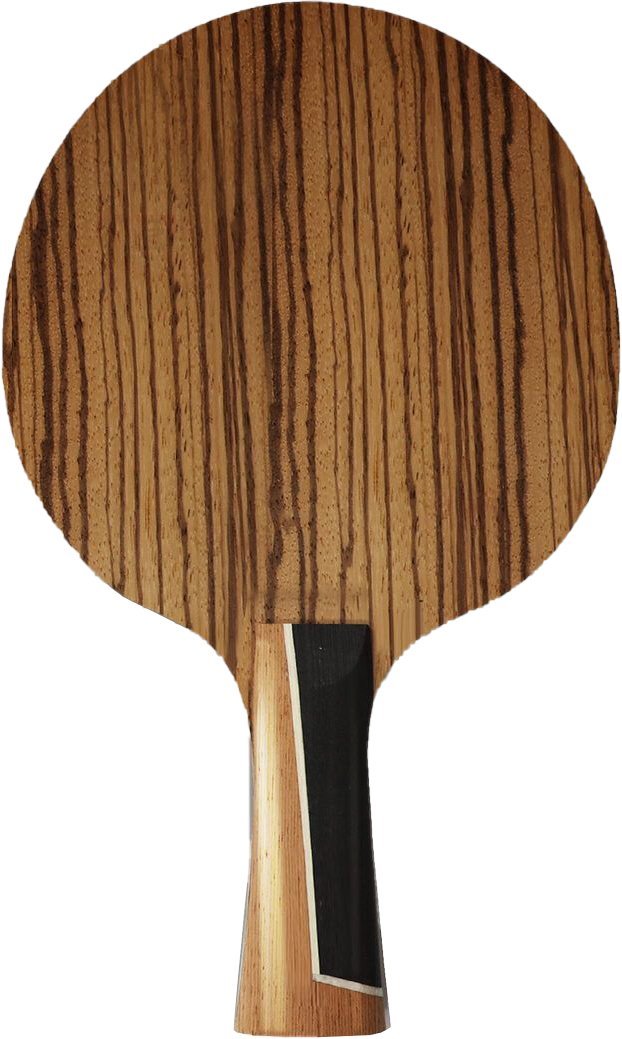 Основание для ракетки Gambler Zebrawood Im8 Carbon Flared GFC-12 - фото