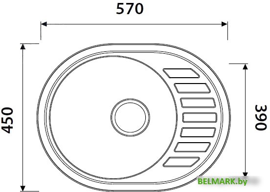 Кухонная мойка Kaiser KSS-5745R - фото2