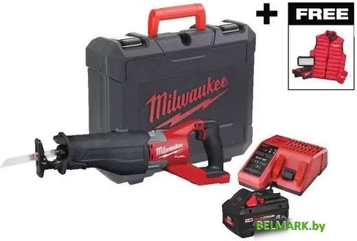 Сабельная пила Milwaukee M18 FSXMC-801C 4933499455 (с 1-им АКБ, кейс) - фото