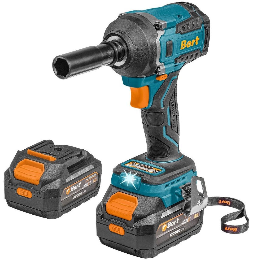 Гайковерт Bort BSR-21U 93418477 (с 2-мя АКБ, кейс) - фото