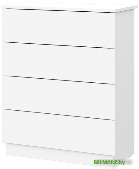 Комод NN мебель КМ 1 (белый текстурный) - фото