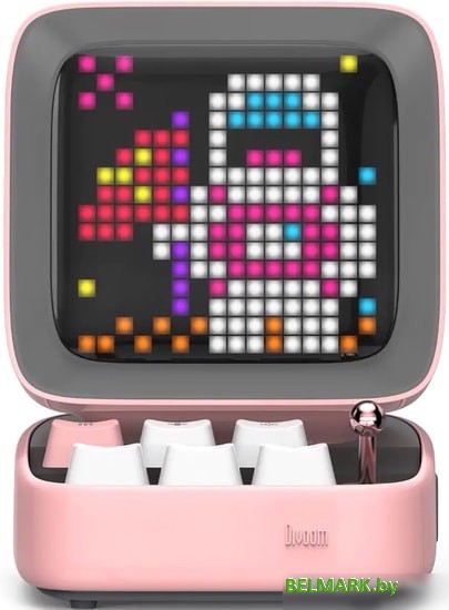 Беспроводная колонка Divoom Ditoo (розовый) - фото2