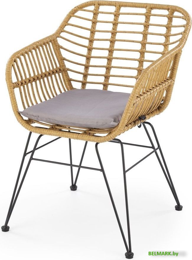 Стул Halmar K541 (серый/натуральный/черный) - фото