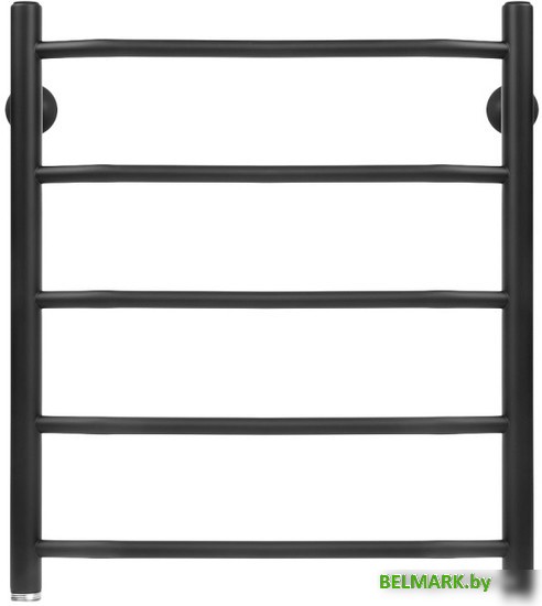 Полотенцесушитель Granula Трапеция 50х60 5 перекладин (нижнее подключение, черный матовый) - фото