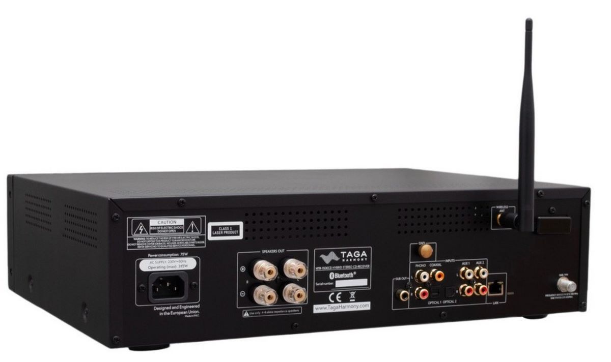 CD-ресивер Taga Harmony HTR-1500CD (черный) - фото2