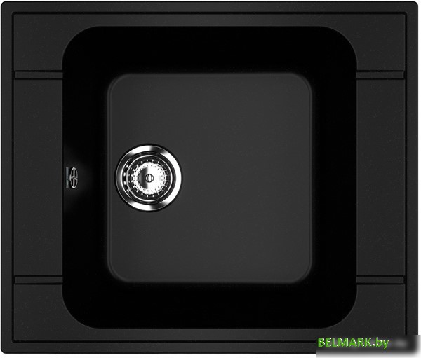 Кухонная мойка Ulgran U-604 (344 ультра-черный) - фото
