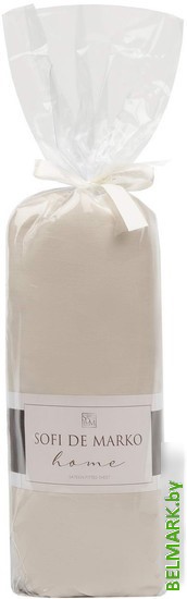 Постельное белье Sofi De MarkO Мармис 180х200х30 ПР-мс-180х200х30свб (светло-бежевый) - фото2