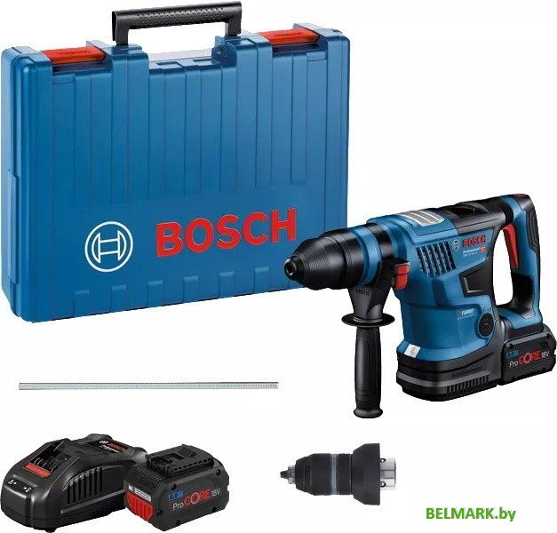 Перфоратор Bosch GBH 18V-34 CF Professional 0611914002 (с 2-мя АКБ, кейс) - фото