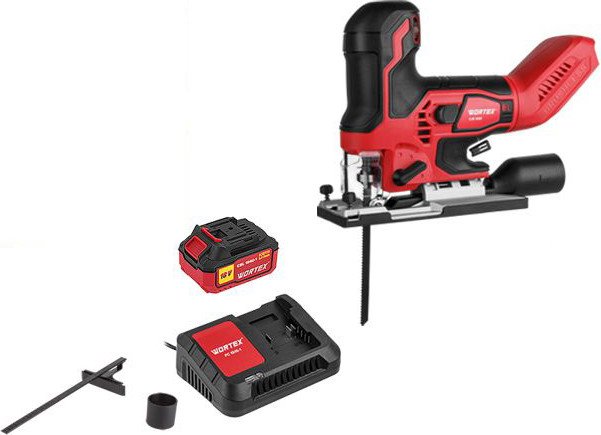 Электролобзик Wortex CJS 1330 ALL1 1325401 (с 1-им АКБ, кейс) - фото