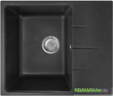 Кухонная мойка Granrus GR-575 (черный) - фото