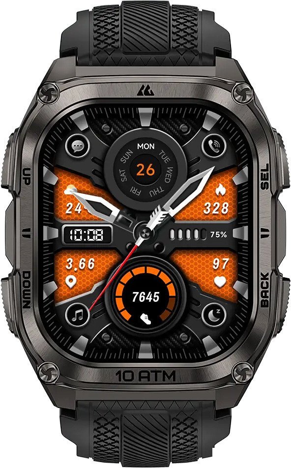 Умные часы Kospet Tank M4 (черный) - фото2