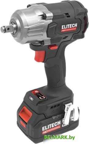 Гайковерт ELITECH HD Professional CW 2009SL E2201.059.02 (с 2-мя АКБ 4 Ач, кейс) - фото