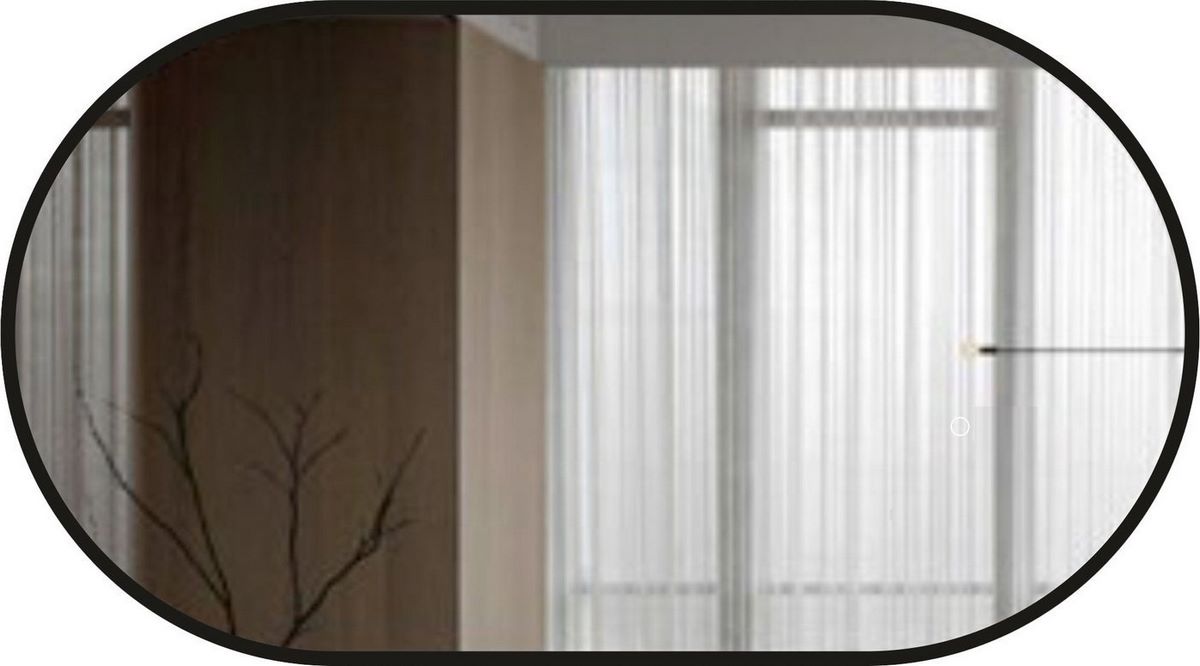 Зеркало Алмаз-Люкс Marado Black 9050s-6 (с подсветкой, с сенсорной кнопкой) - фото2