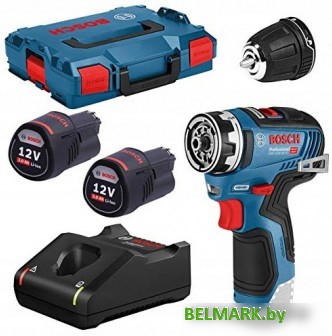 Дрель-шуруповерт Bosch GSR 12V-35 FC 06019H3001 (с 2-мя АКБ, кейс) - фото