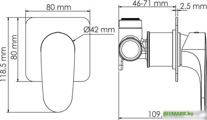 Смеситель Wasserkraft Havel 3651 - фото2