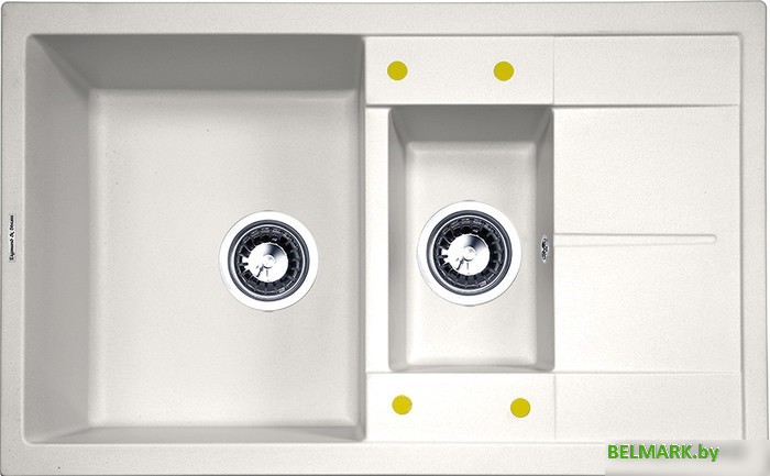 Кухонная мойка Zigmund & Shtain Rechteck 780.2 (индийская ваниль) - фото