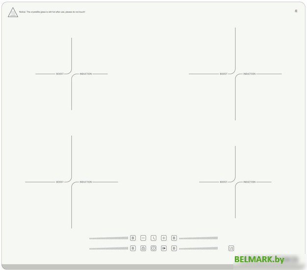 Варочная панель ZorG INO61 (белый) - фото