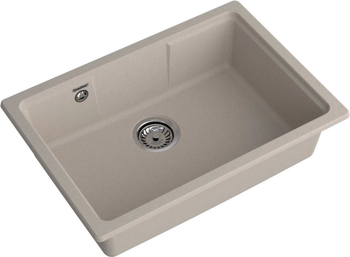 Кухонная мойка GranFest GF-Urban-4565 (песочный) - фото2