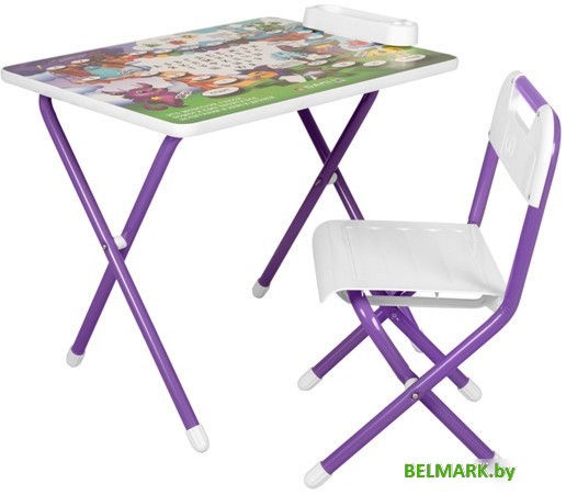 Складной стол Дэми Монстры (сиреневый) - фото