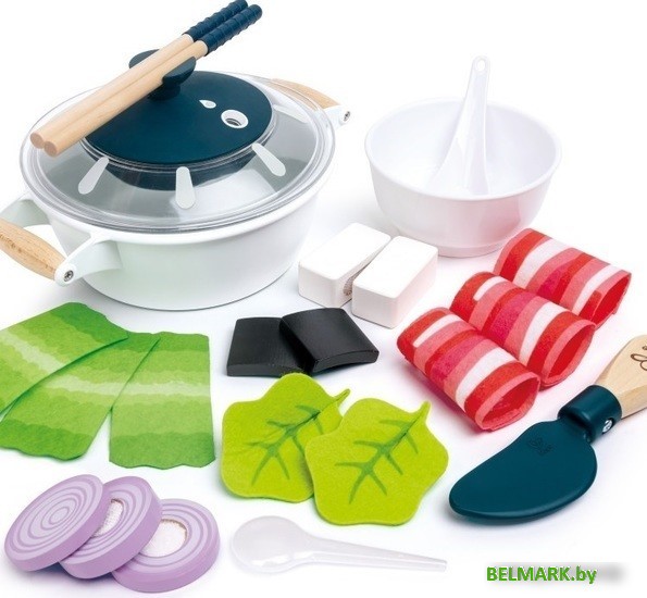 Набор игрушечной посуды Hape Готовим еду E3198_HP - фото