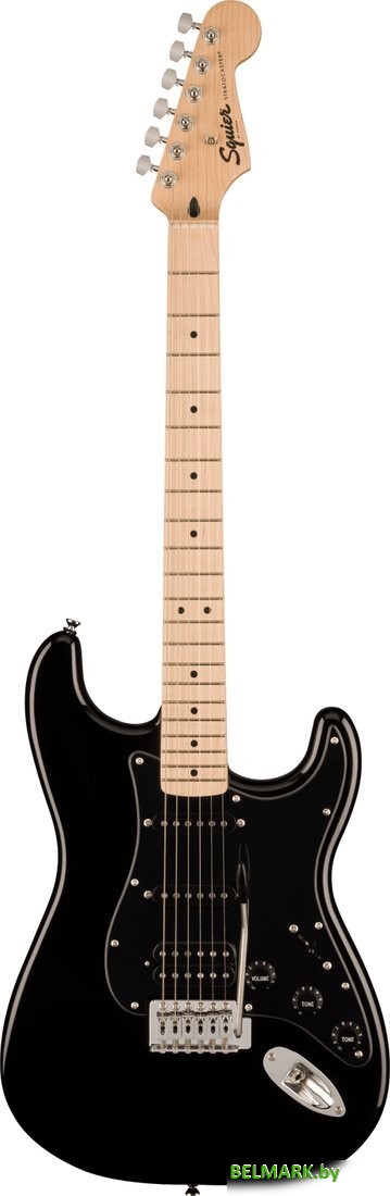 Электрогитара Fender Squier Sonic Stratocaster HSS Black - фото