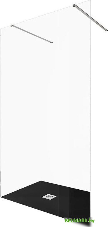 Душевая стенка Allen Brau Infinity 3.21037.BA 323829 (серебро браш ) - фото