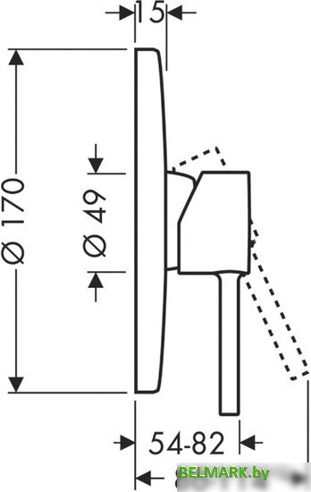 Смеситель Axor Starck 10616000 (хром) - фото2