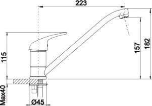 Смеситель Blanco Daras (кофе) - фото2